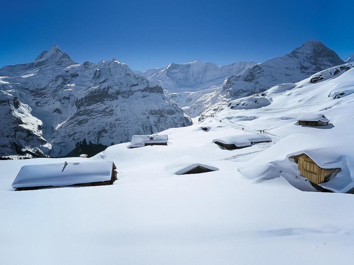 Apartment Chalet Abendrot Apartments-7 By Interhome Grindelwald Bagian luar foto